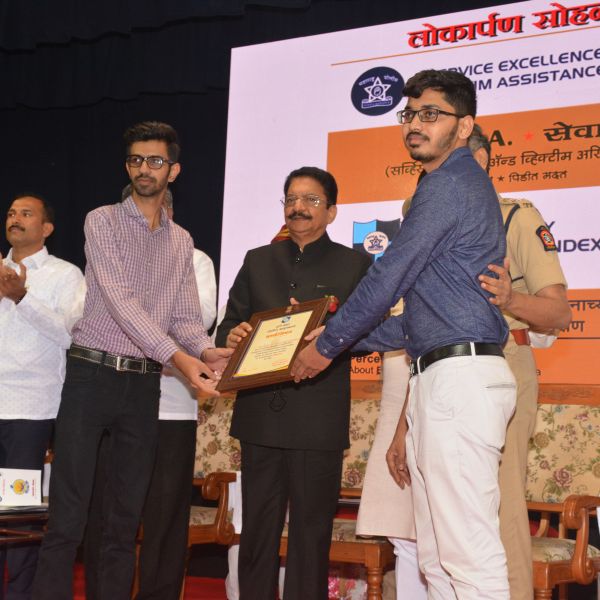 Felicitation by Hon. Governor of Maharashtra